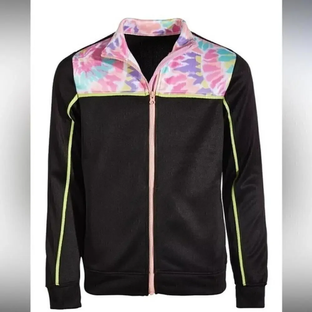 New Ideology Girls Tie Dye Jacket,  long sleeve girls sweaters size 14